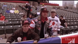 Major League Randy Quaid Cheering GIF