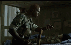 Major Payne Intense Driving Practice GIF
