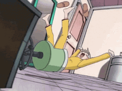 Maka Albarn Fall Out GIF