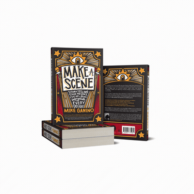Make A Scene Book By Mike Ganino Stacked GIF