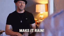 Make It Rain Donnie Wahlberg GIF