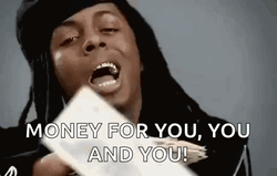 Make It Rain Money For You GIF