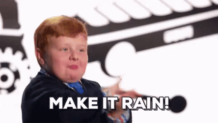 Make It Rain Pay That Man His Money GIF
