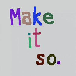 Make It So Minimalist Moving Art GIF