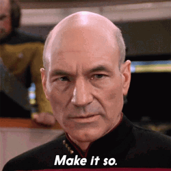 Make It So Star Trek Jean-Luc Picard GIF
