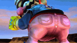 Makeduluxe Wario Smash GIF