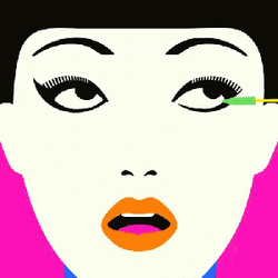 Makeup Fashion Pop Art GIF