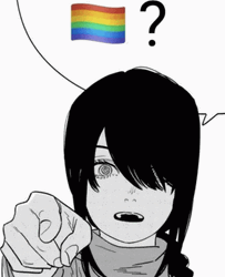 Makima Pride Flag GIF