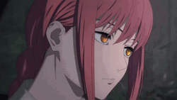 Makima Sad Raining GIF