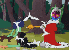 Making A Clown Bow Down  GIF