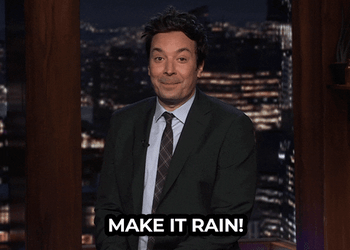 Making It Rain Jimmy Fallon GIF