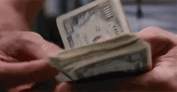 Making Money Counting Hundred Dollar Bills GIF