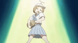 Mako Anime Make It Rain Money GIF