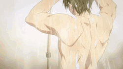 Makoto Tachibana Showering Free Anime GIF