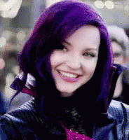Mal Descendants Cute Laugh GIF