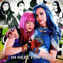 Mal Descendants Evie Hug GIF