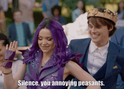 Mal Descendants Silence GIF