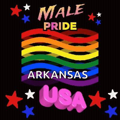 Male Pride Arkansas USA Poster GIF