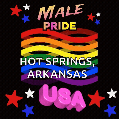 Male Pride Poster Hot Springs Arkansas GIF