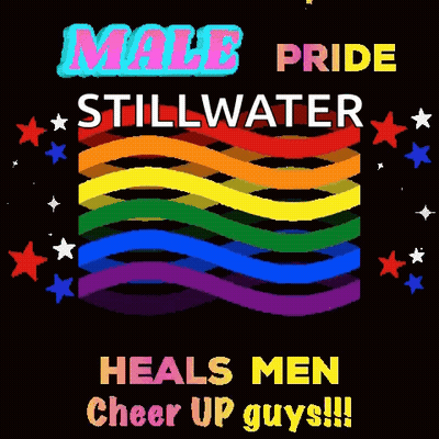 Male Pride Stillwater Heals Men Cheer Up Guys Poster
