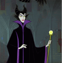 Maleficent Commanding Black Bird Diaval GIF