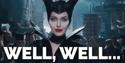 Maleficent Laser Like Stare Well Well GIF