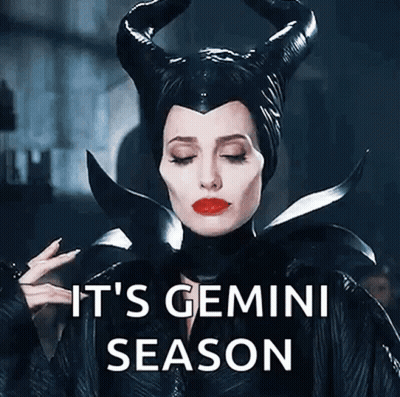 Maleficent Woman With Horns And Red Lips Making Funny Face GIF
