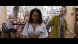 Malibus Most Wanted Krista The Barista In White Crop Top GIF