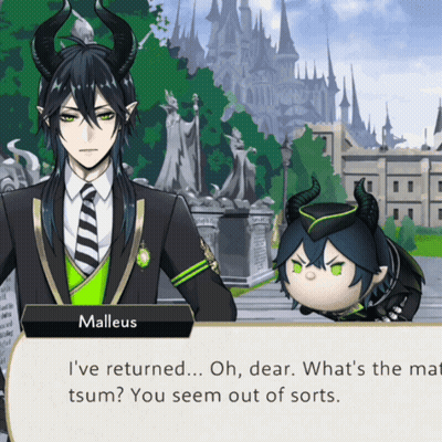 Malleus Talking To Stuffed Toy GIF