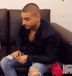Maluma Punch His Head GIF