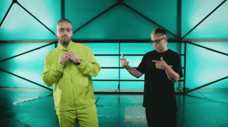 Maluma Wears Green Jacket In The MV GIF