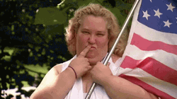 Mama June American Flag Kiss Goodbye GIF