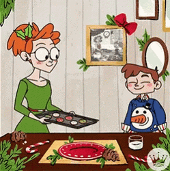 Mama May I Have Cookie Happy Kid GIF