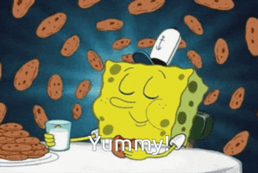 Mama May I Have Cookie SpongeBob Munching GIF