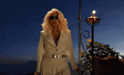 Mamma Mia Cher Entrance Walk GIF