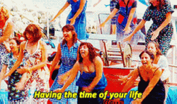 Mamma Mia Crowd Singing GIF