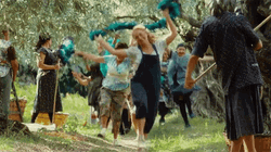 Mamma Mia Donna Happy Hop GIF
