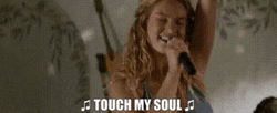 Mamma Mia Lily James Singing GIF