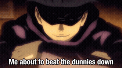 Man About to Beat the Dunnies