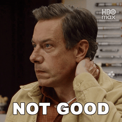 Man Adjusting Ear With HBO Max Logo GIF