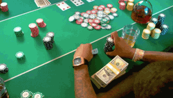 Man All In Bet At Poker GIF