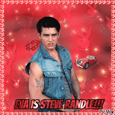 Man Among Playboy Bunnies Eva Is Steve Randle GIF