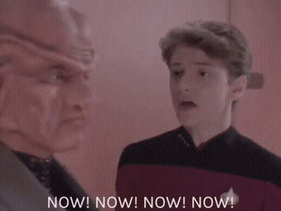 Man And Boy Saying Now Now Now GIF