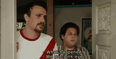 Man And Boy Standing In Doorway GIF