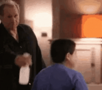 Man And Boy Standing Together GIF