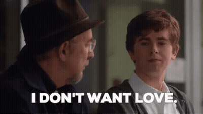Man And Boy Talking Boy Says I Don't Want Love GIF