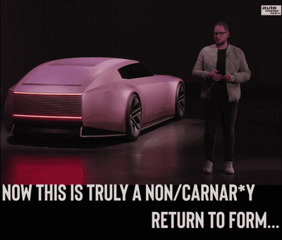Man And Car Quote Non/Carnar*y Return To Form GIF