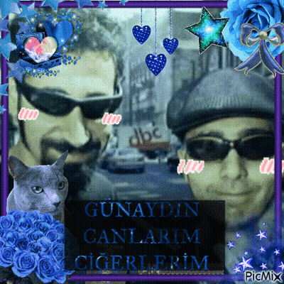 Man And Cat Saying Günaydın Canlarım Ciğerlerim GIF