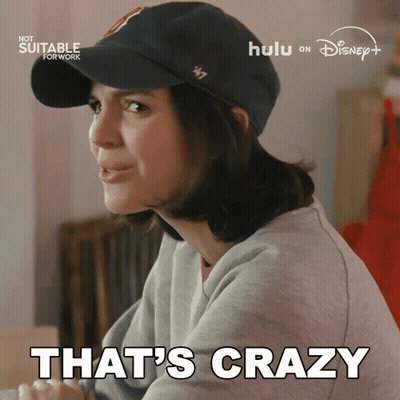Man And Child Looking At Each Other Saying That's Crazy Work GIF