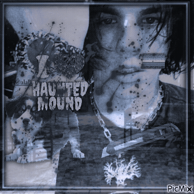 Man And Dog Haunted Mound GIF